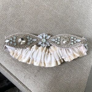 La Gartier Custom Wedding Garter in Athena